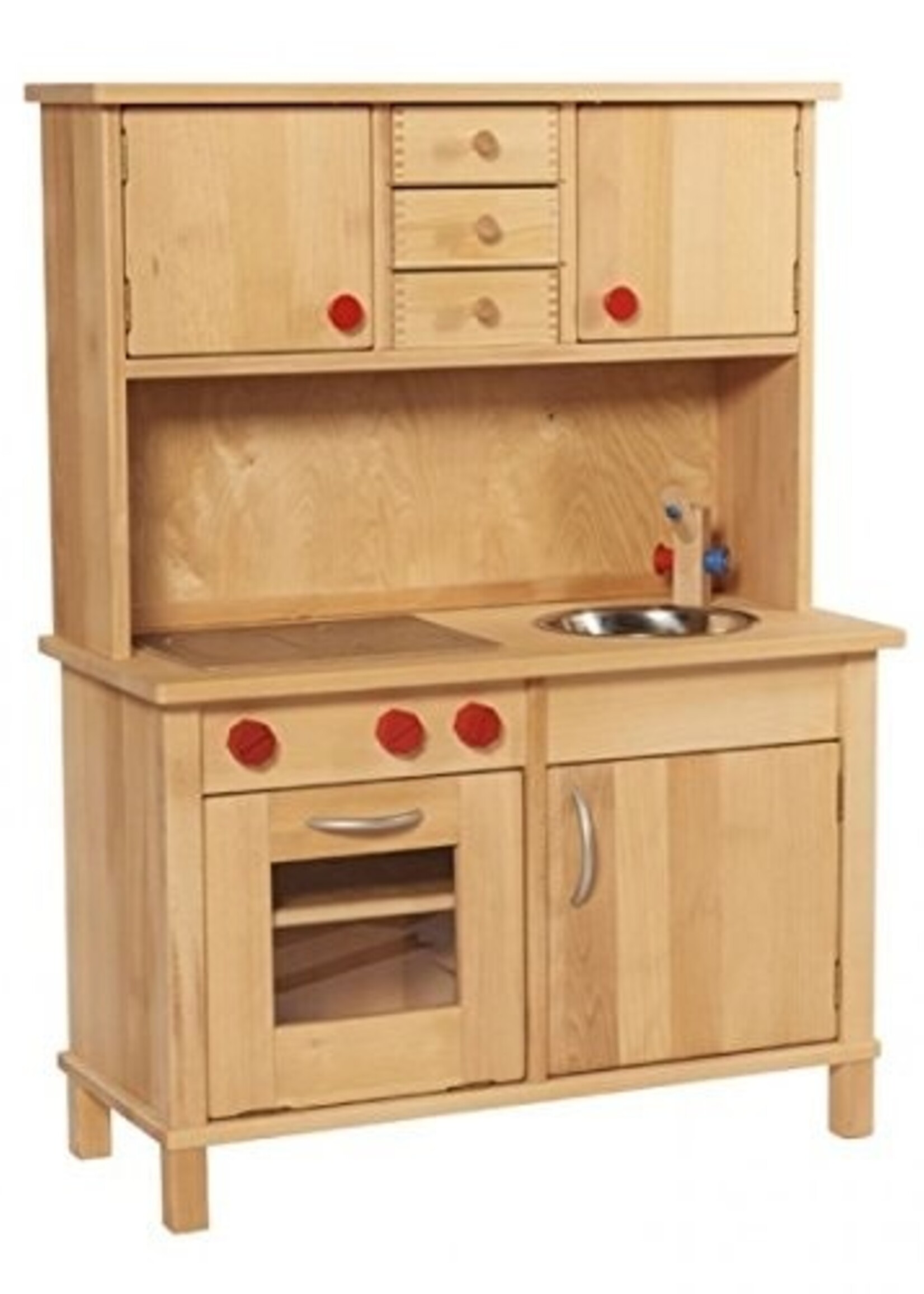 Gluckskafer Play Kitchen With Cupboard