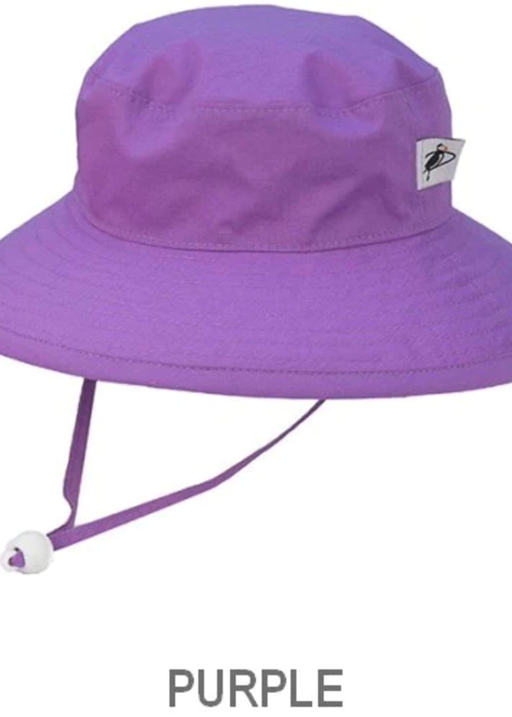 Puffin Gear 1-2 YRS Organic Cotton Sunbaby Wide Brim Child Sun Protection Hat