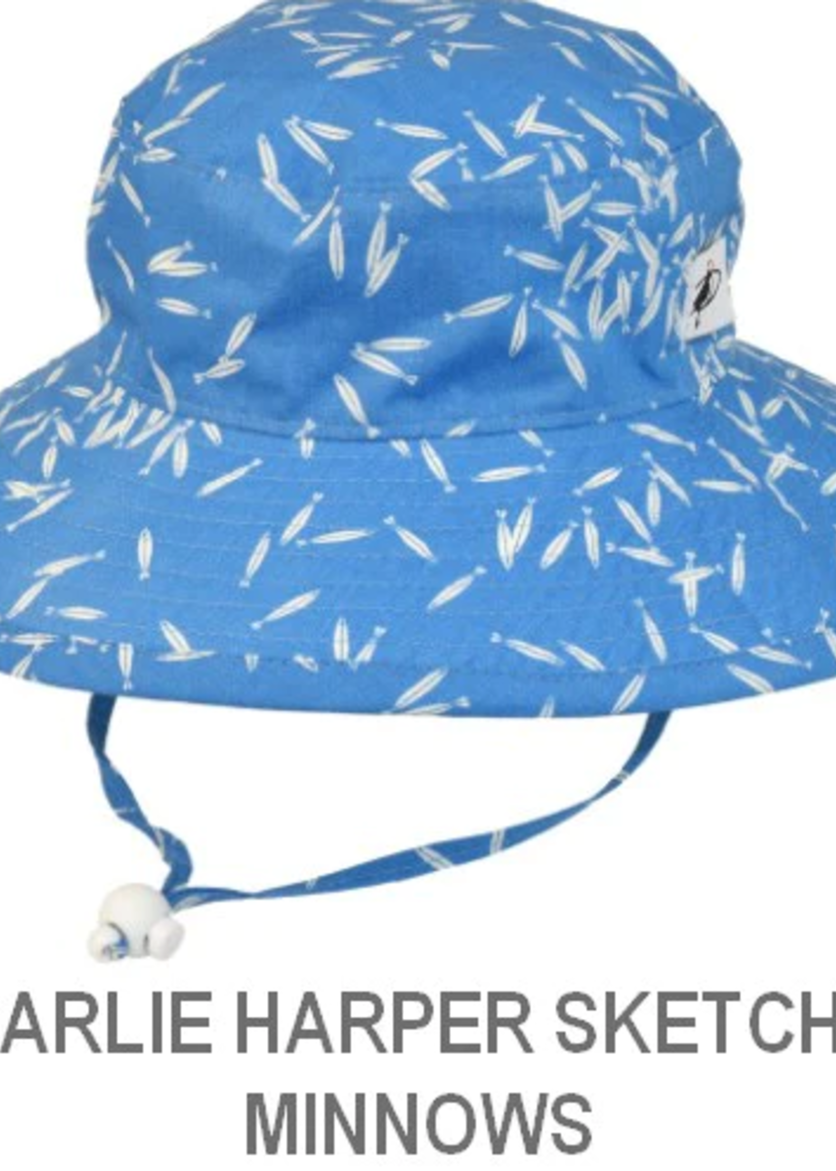 Puffin Gear 2-5 YRS Organic Cotton Sunbaby Wide Brim Child Sun Protection Hat