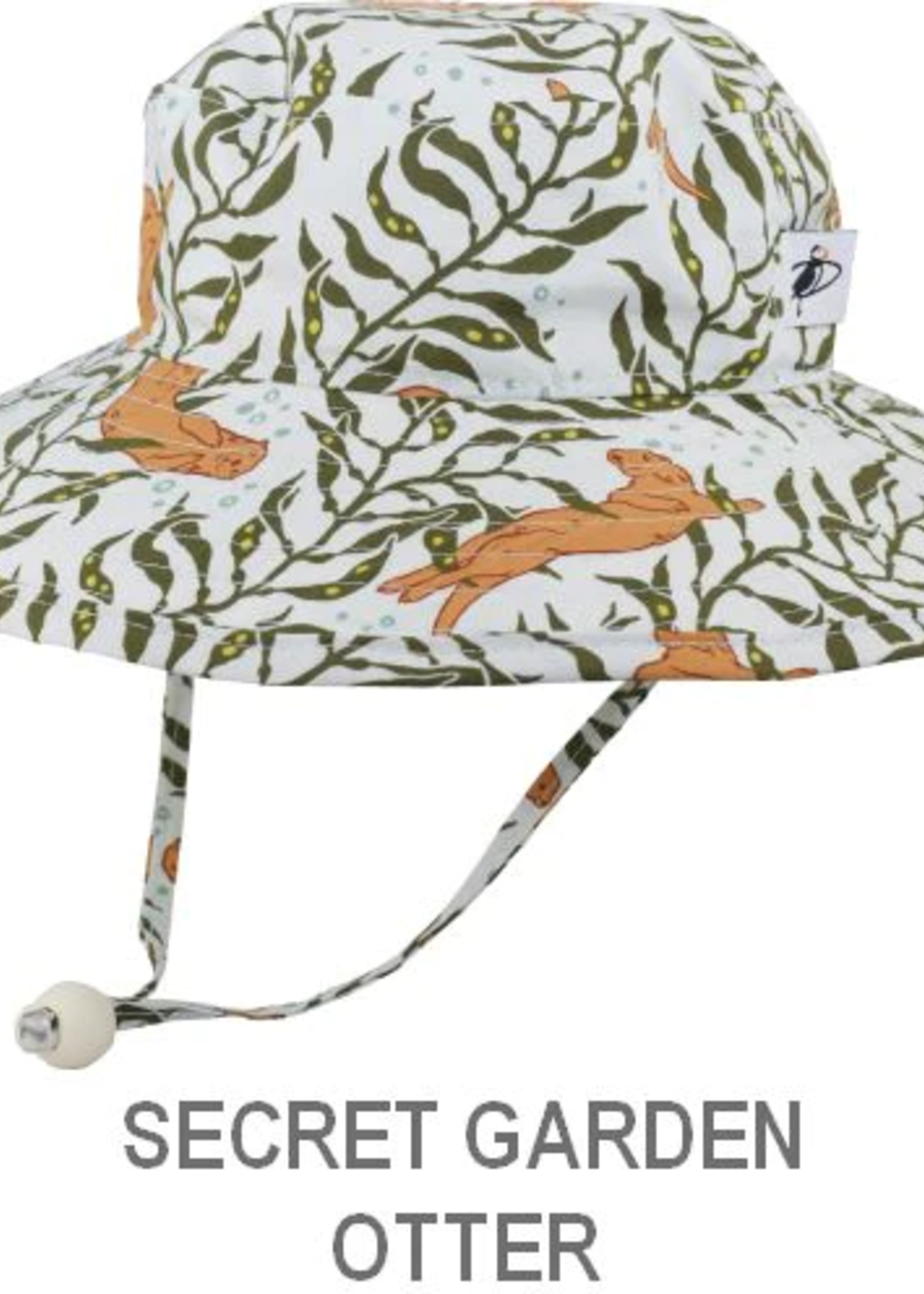 Puffin Gear 2-5 YRS Organic Cotton Sunbaby Wide Brim Child Sun Protection Hat