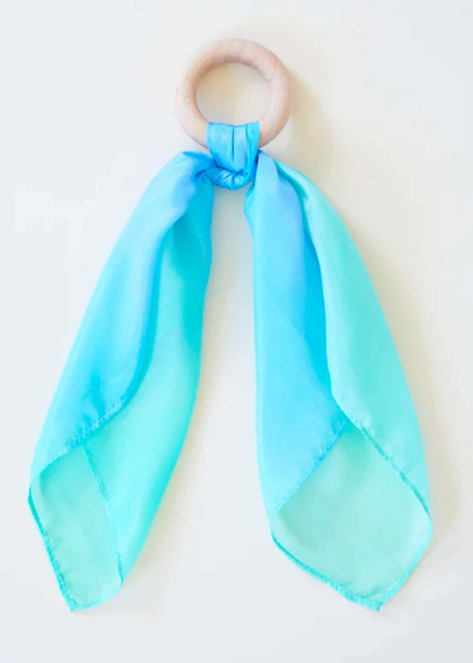 Sarah's Silks Silk and Wood Teether