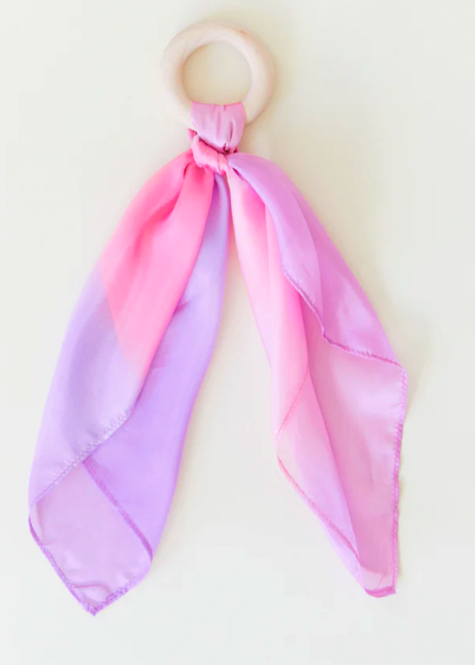 Sarah's Silks Silk and Wood Teether