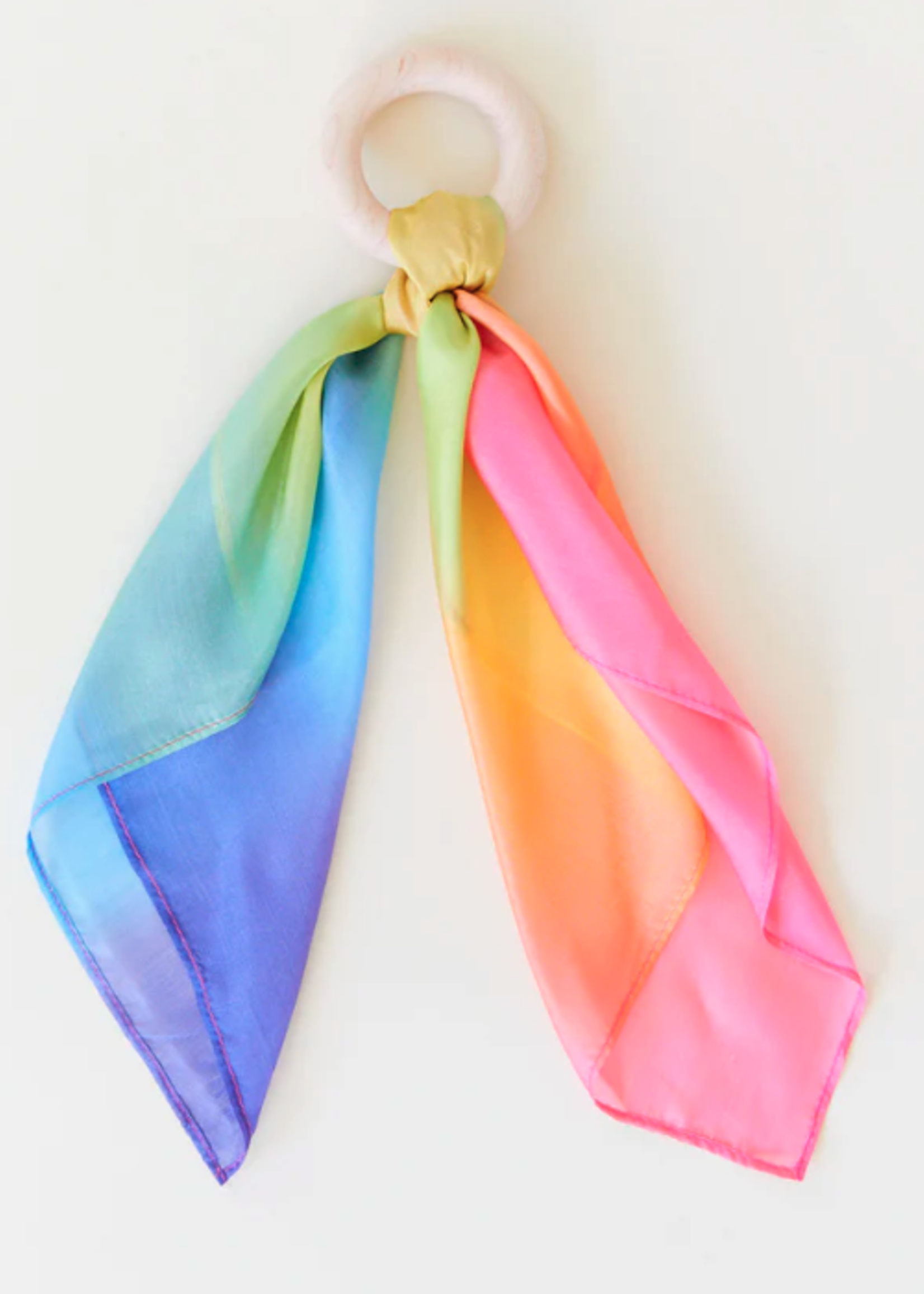 Sarah's Silks Silk and Wood Teether