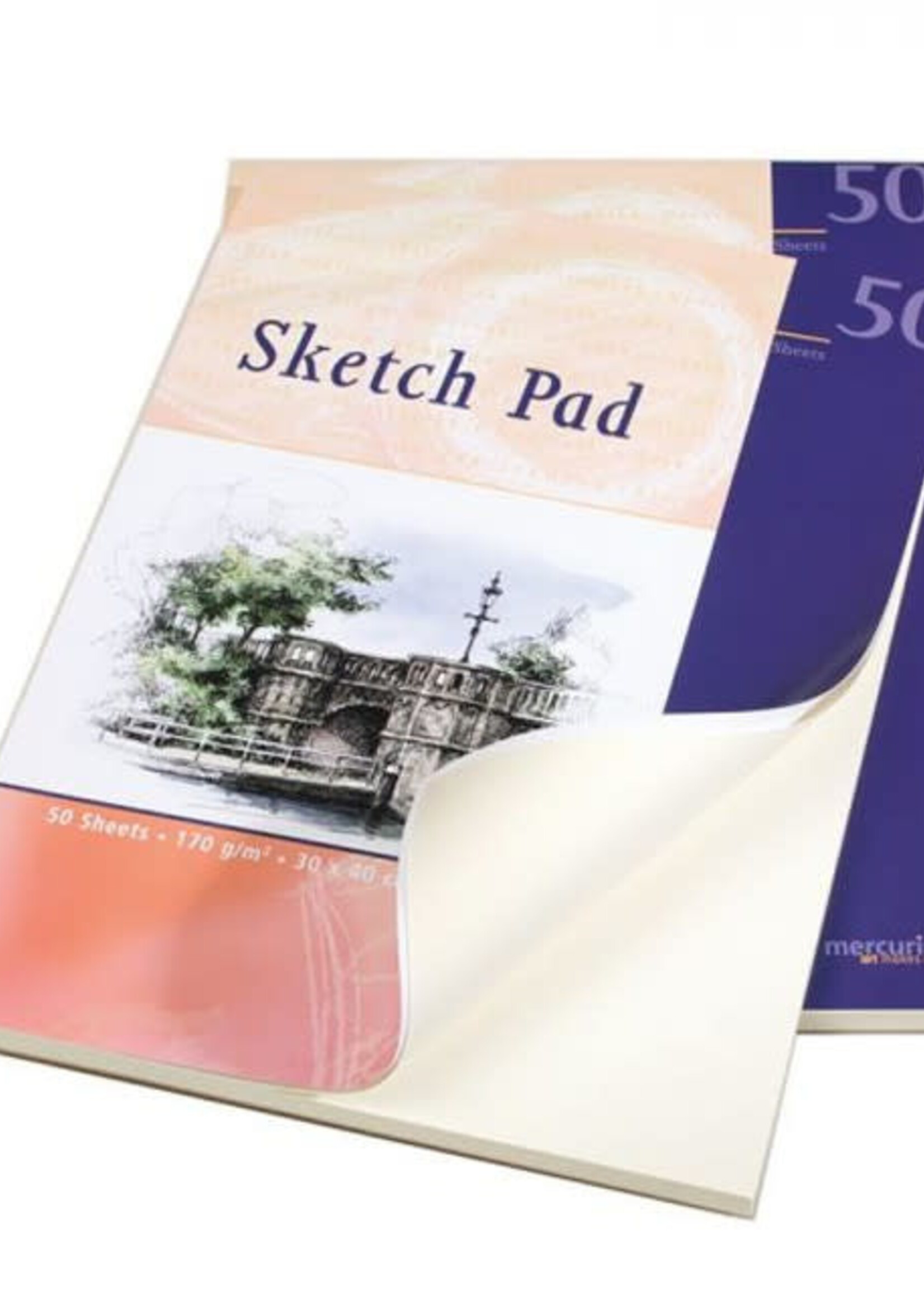 Mercurius Mercurius Sketching Pad 11.81"x15.75" 50 Sh - 170 g