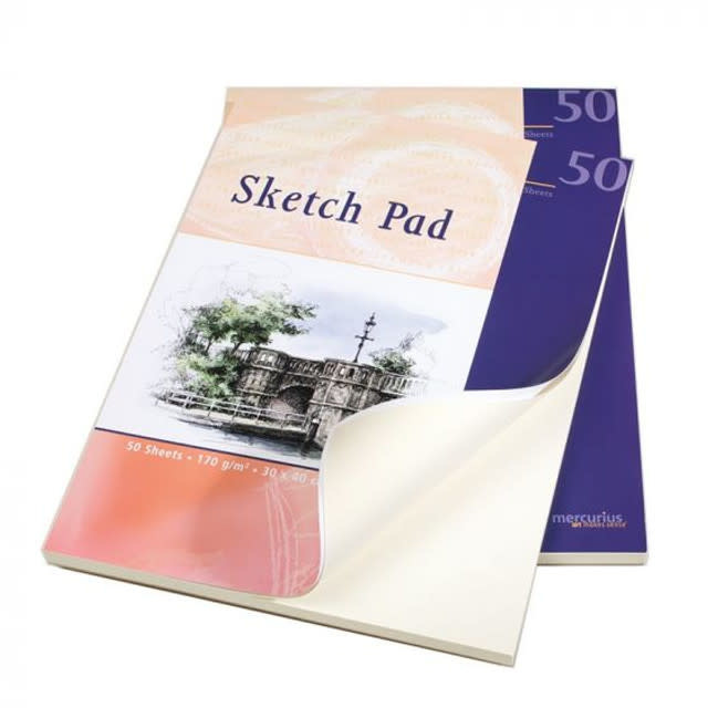 Mercurius Mercurius Sketching Pad 11.81"x15.75" 50 Sh - 170 g