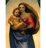 Wynstones Press Print: The Sistine Madonna 49 x 34 cm (app 19" x 13") medium