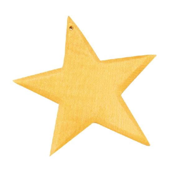 Ostheimer Ornament - Star Yellow