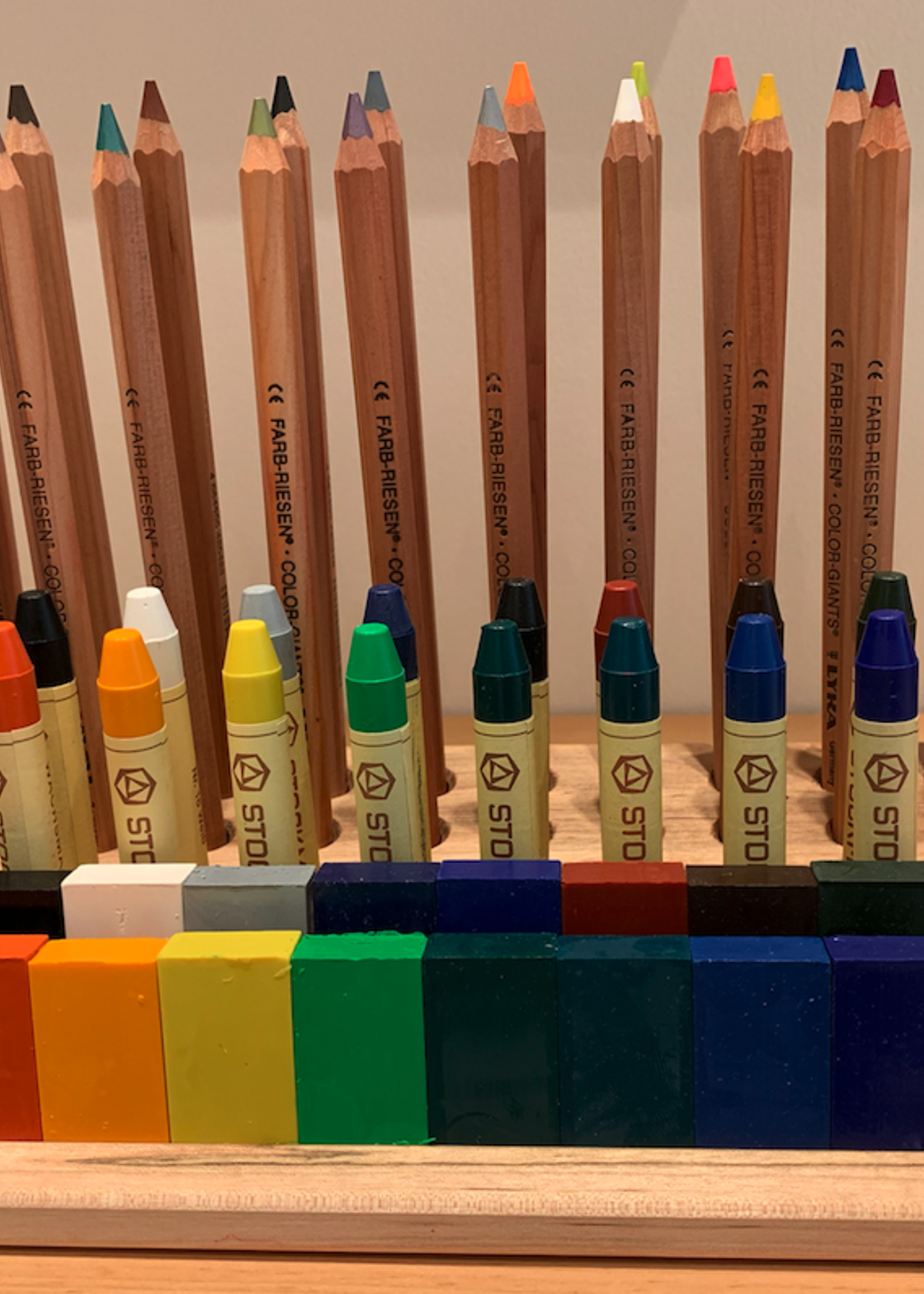 Bellis Woods Block/Stick/Pencil Holder 24x3