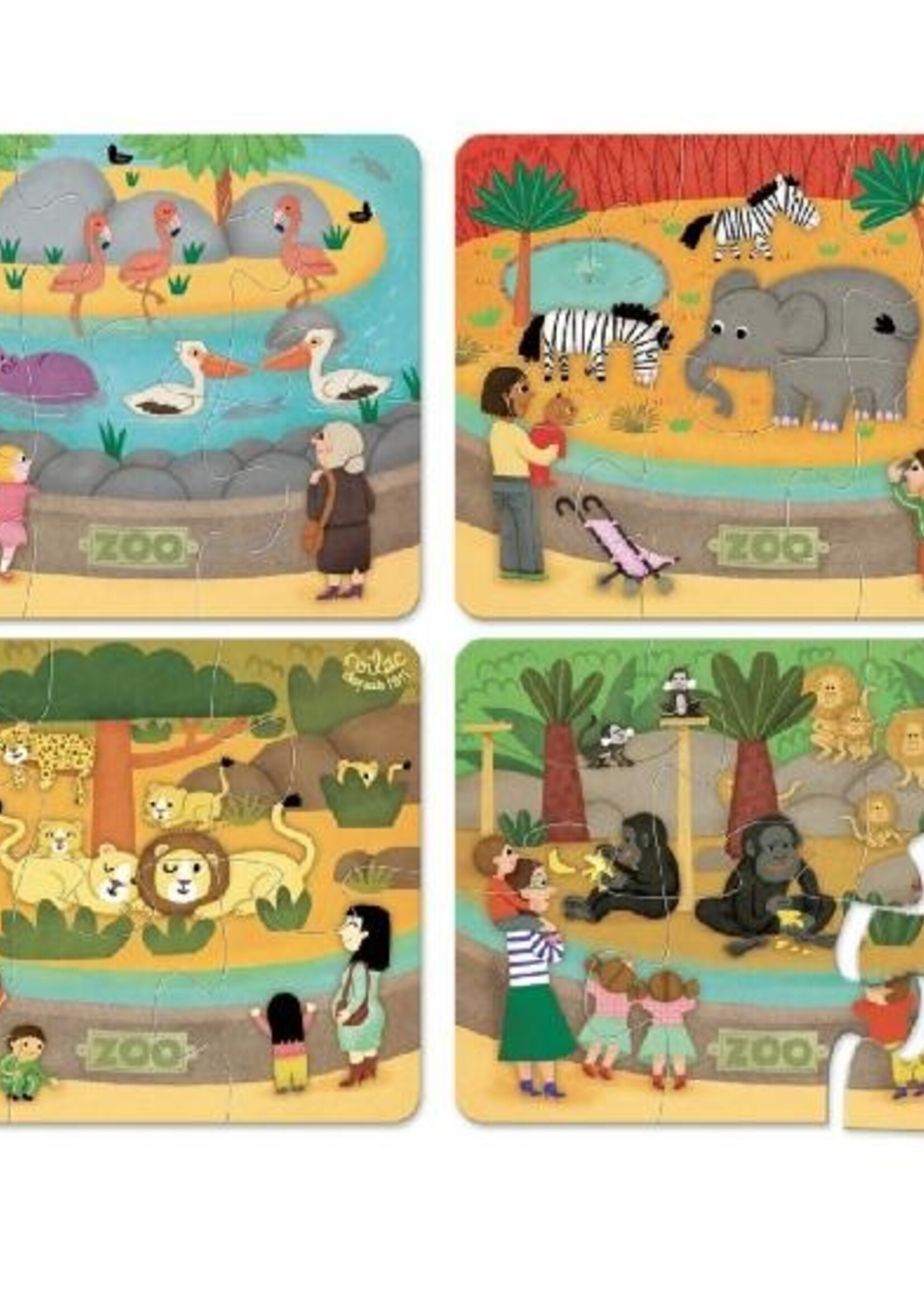Vilac Puzzle - Zoo, wood by Melusine Allirol