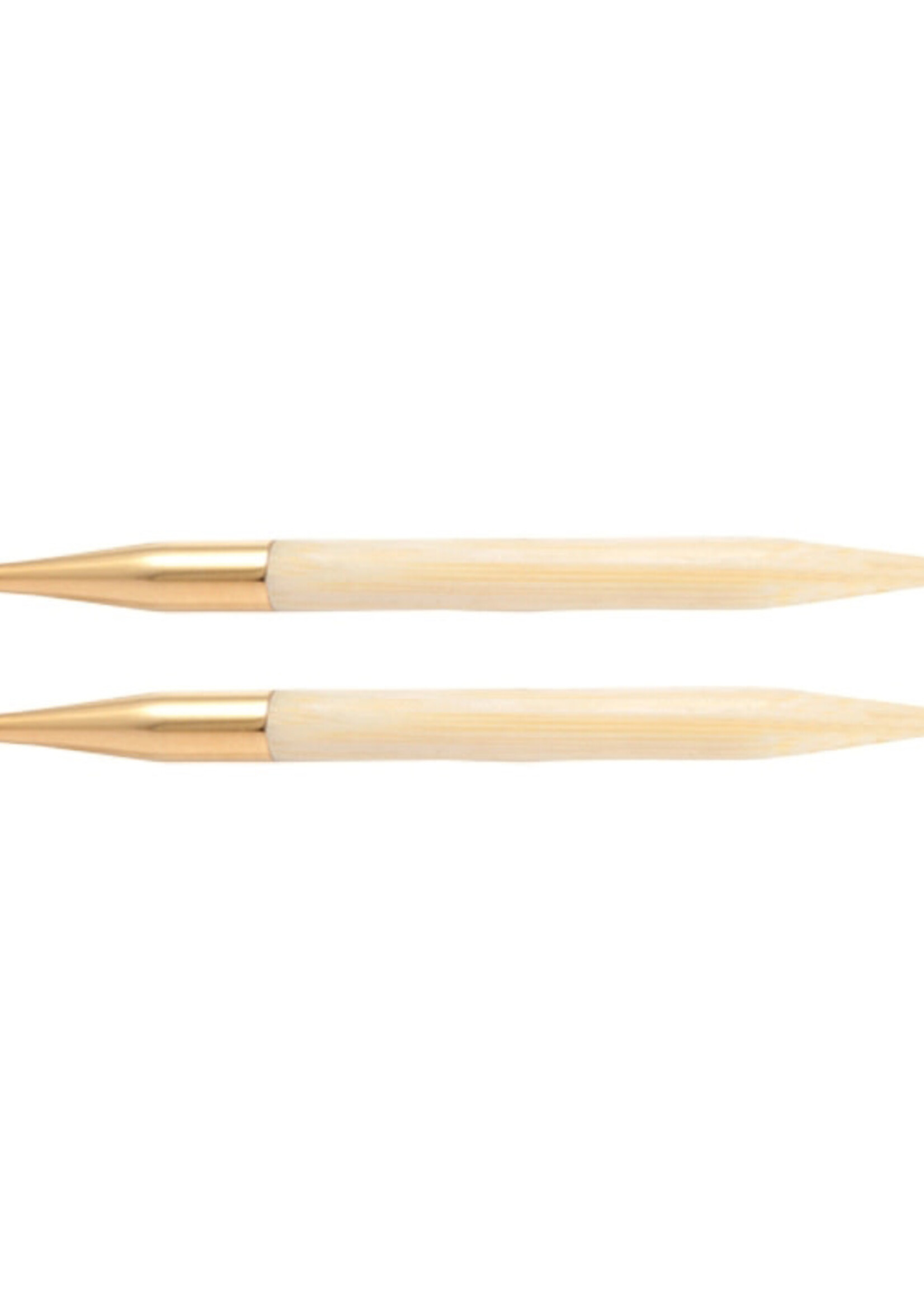 Knitter's Pride Bamboo Interchangeable Circular Needles without cable Set of 2