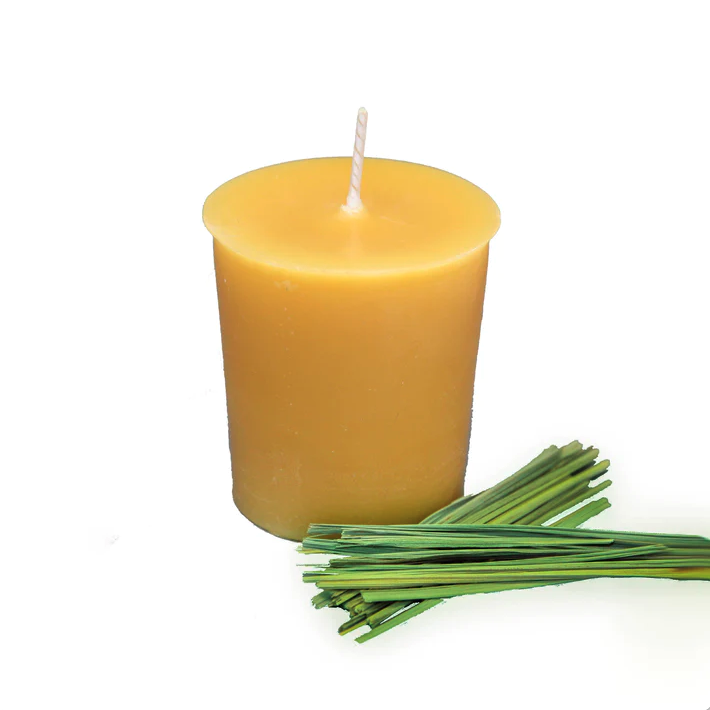 Honey Candles Essentials Beeswax Votive - citronella