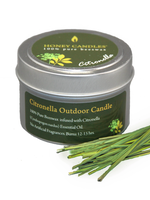 Honey Candles Essential Beeswax Tin - citronella