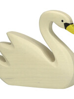 Holztiger Swan, swimming