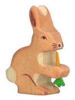 Holztiger Hare with carrot