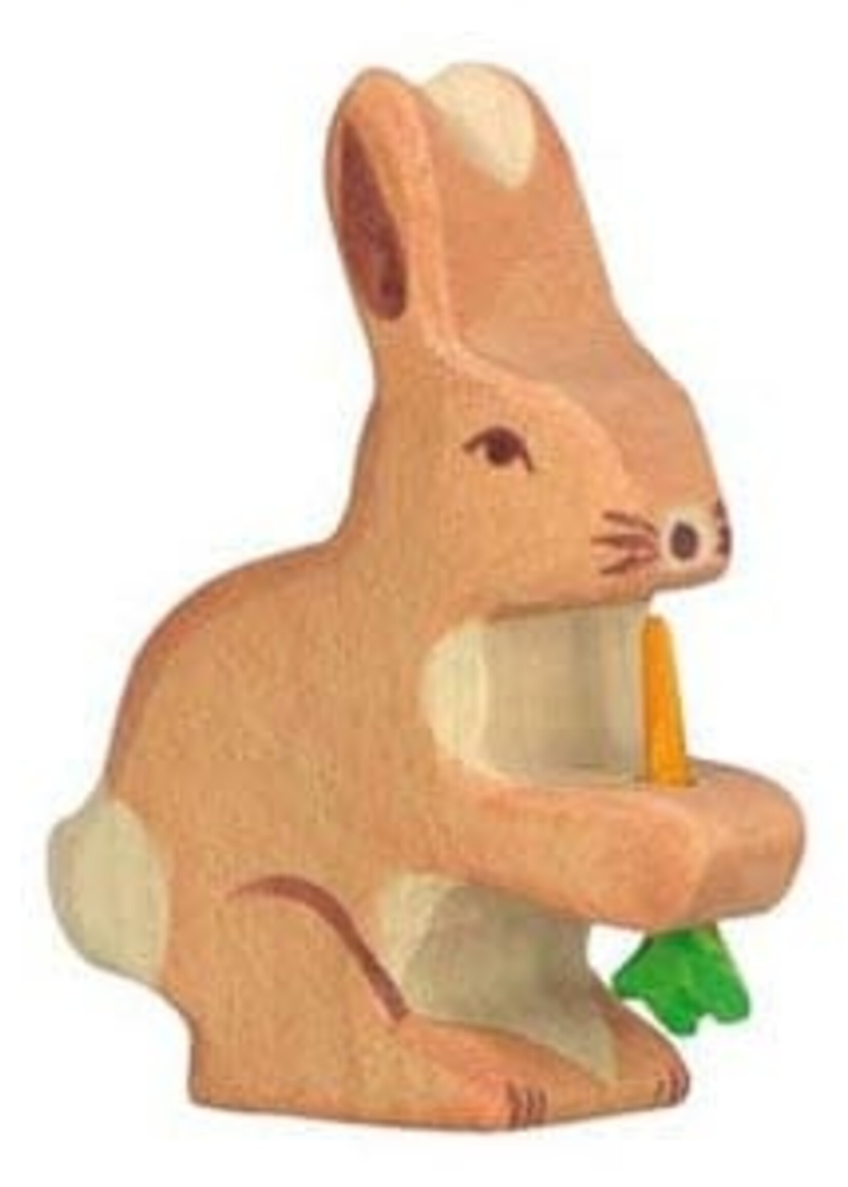 Holztiger Hare with carrot