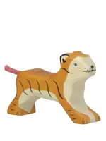 Holztiger Tiger, small, running