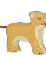 Holztiger Lion, small, standing