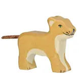 Holztiger Lion, small, standing