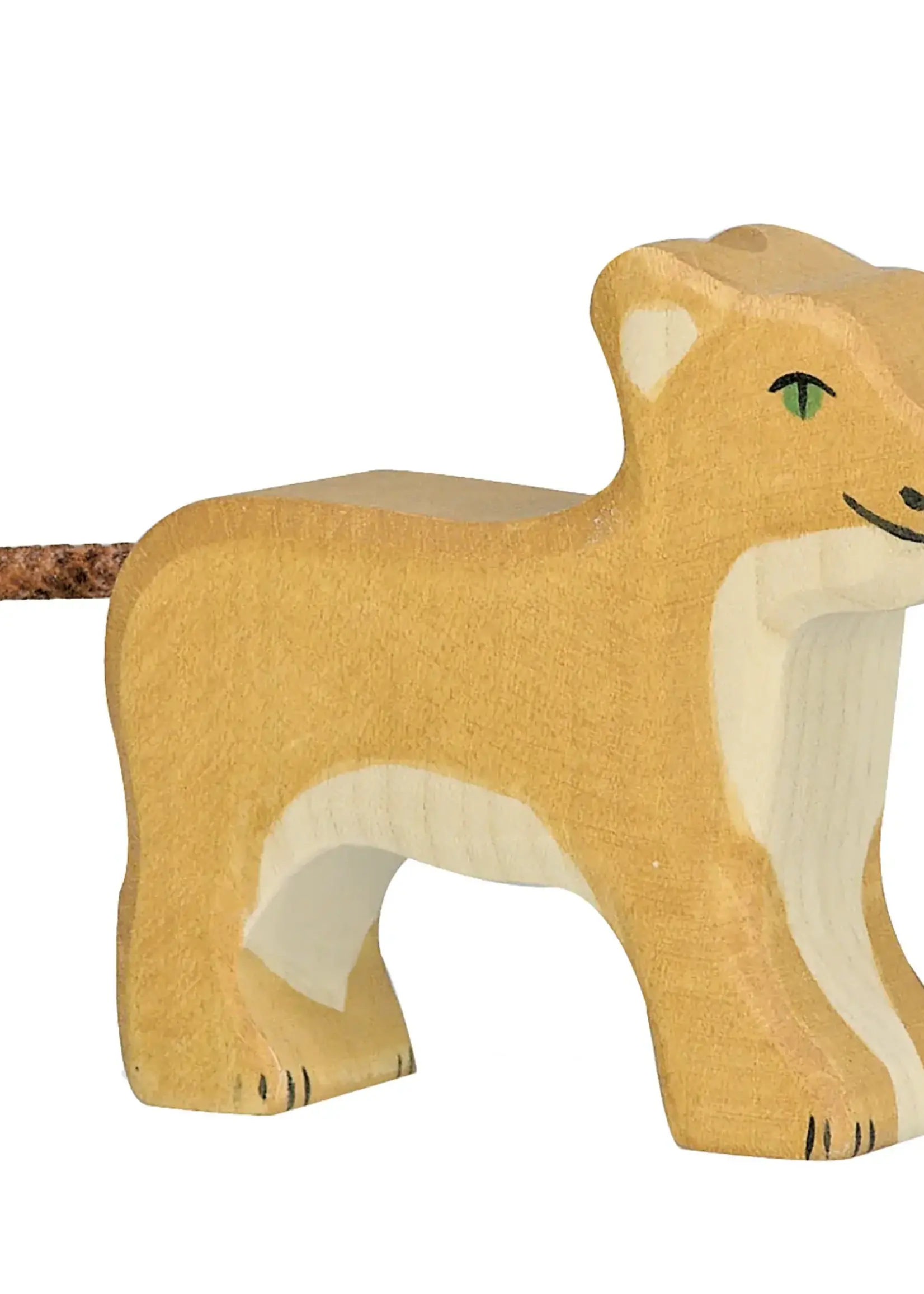 Holztiger Lion, small, standing