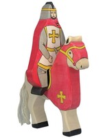 Holztiger Red knight with cloak, riding (without horse)