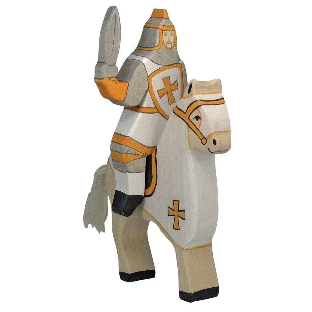 Holztiger Tournament knight, white (without horse)