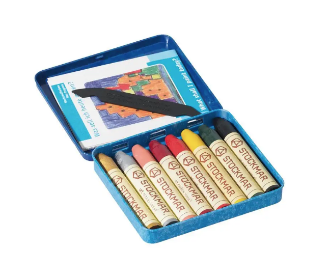 Stockmar Stockmar stick crayons 8 assorted Suppl. Mix #2