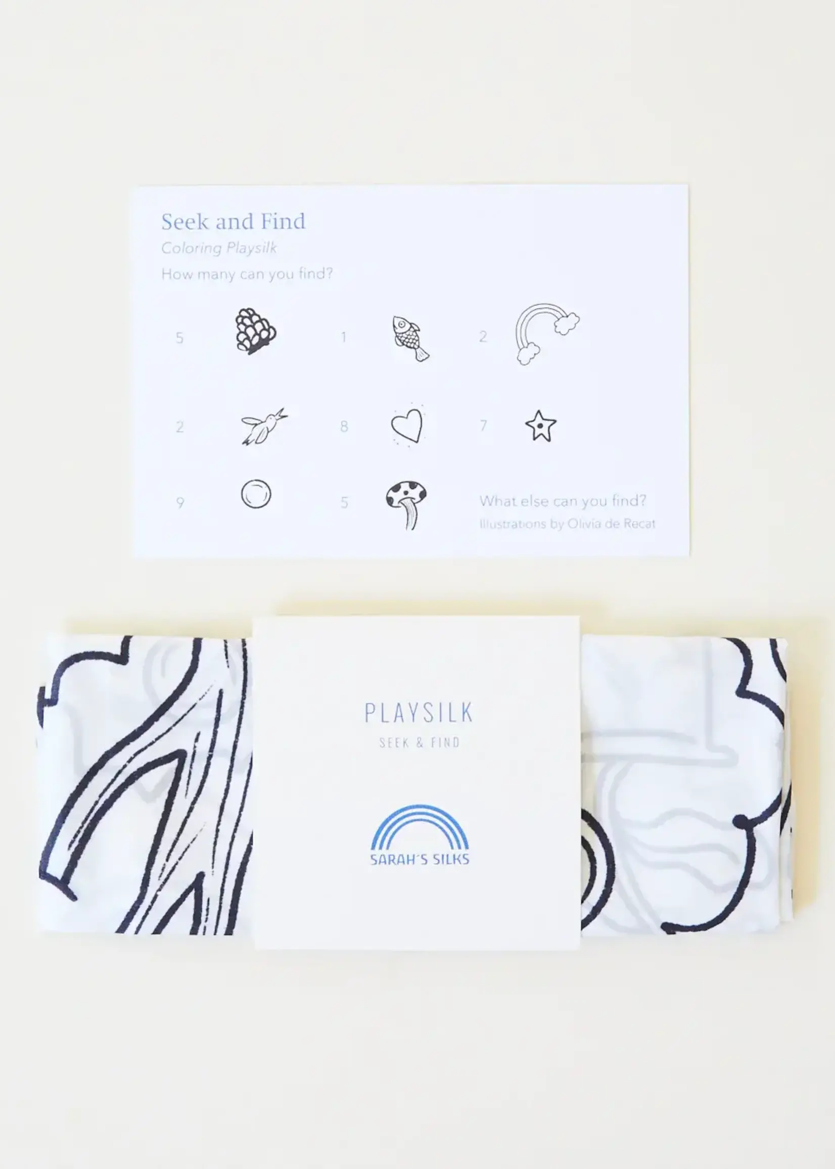 Sarah's Silks Sarah's Silks Seek & Find Coloring Playsilk