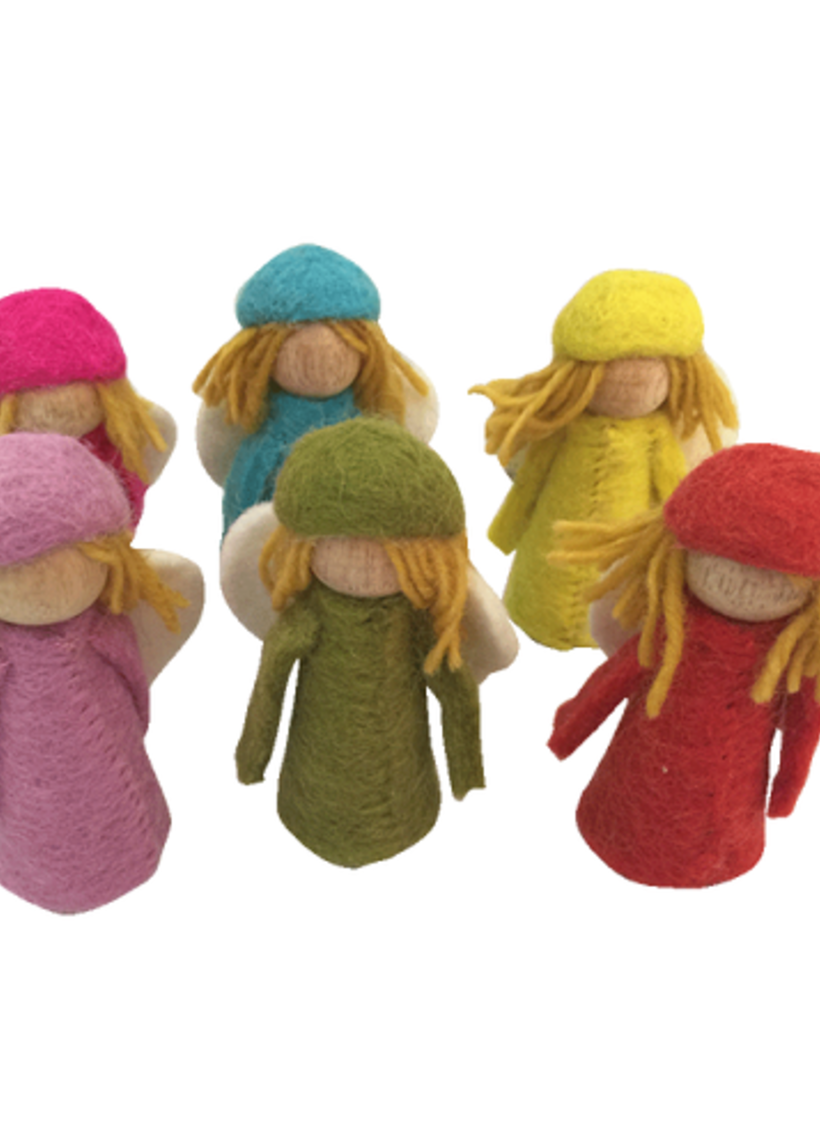 Papoose Dolls - Elves Felted Wool