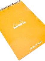 Rhodia Rhodia Wirebound Head Pad Dot 8.25"x11.75" orange