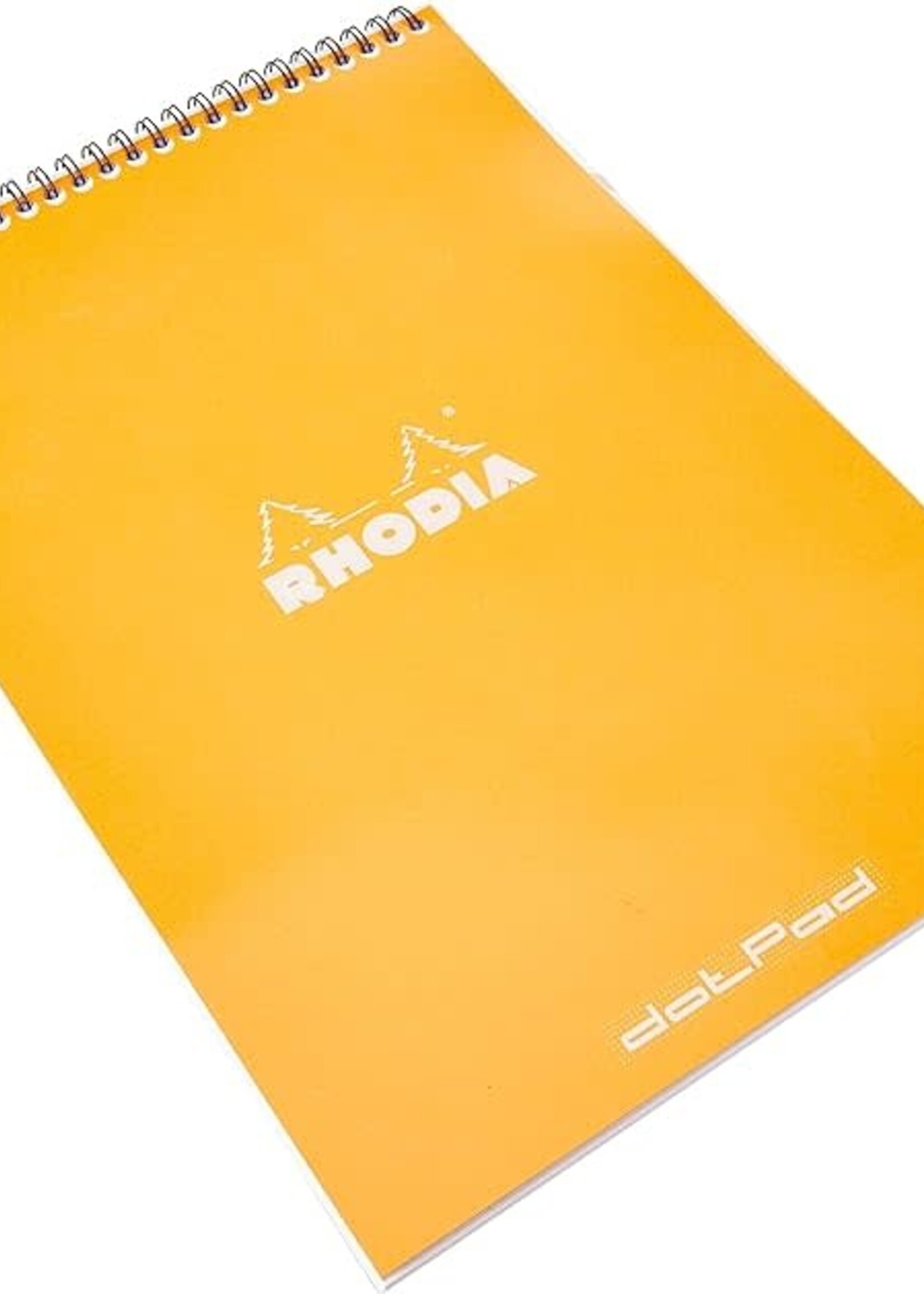 Rhodia Rhodia Wirebound Head Pad Dot 8.25"x11.75" orange