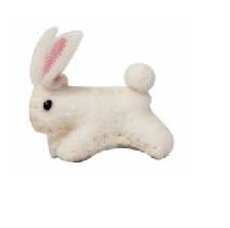 Papoose Baby Bunny (5cm) Felted Wool - Papoose