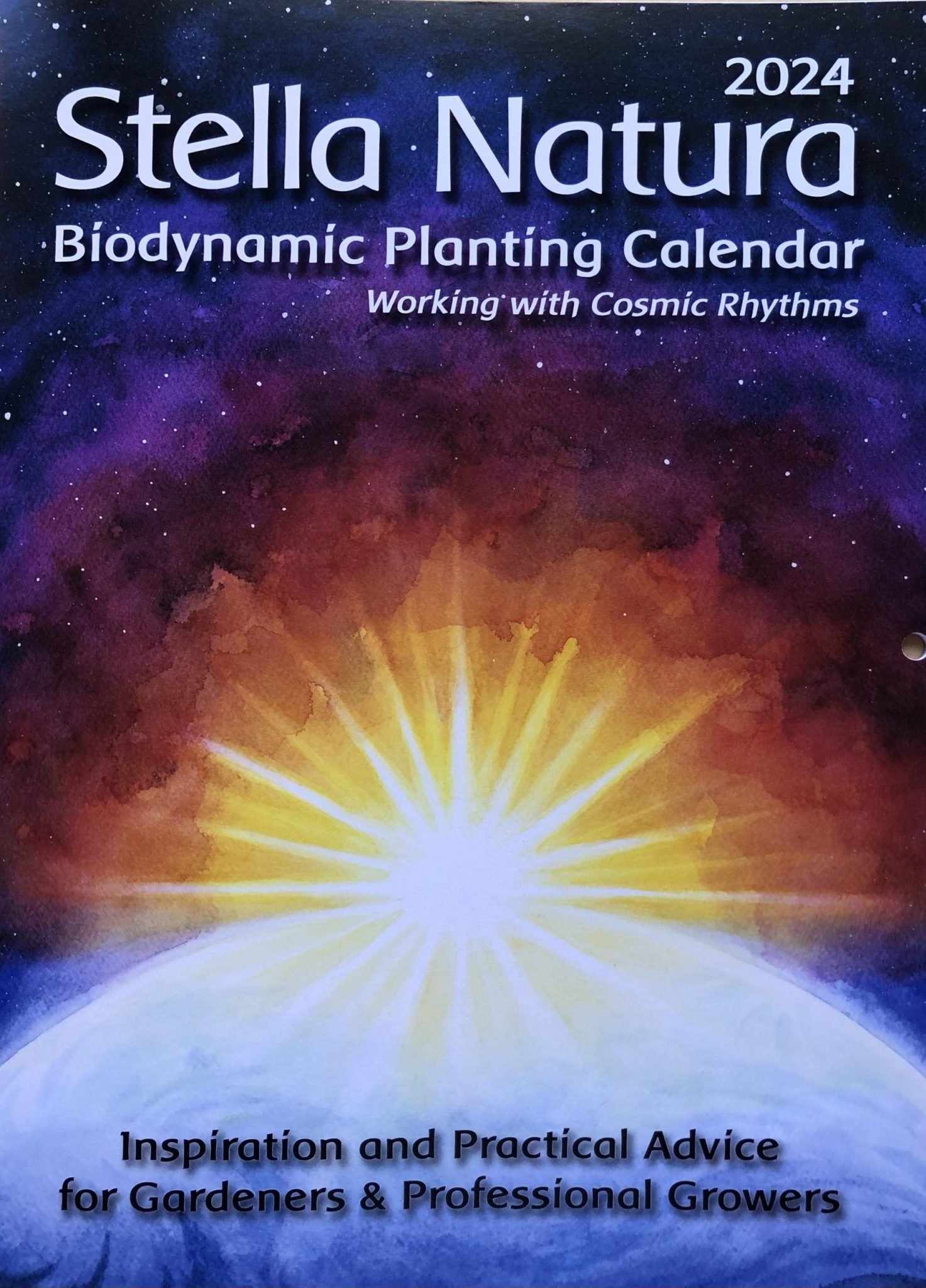 Stella Natura 2024 Biodynamic Planting Calendar Paper Pipit