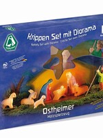 Ostheimer Nativity Set with Diorama 11 pcs