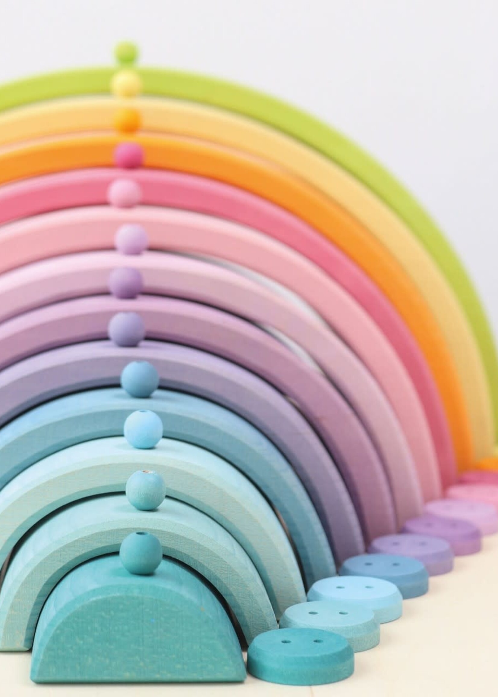 Grimm's Thread Game Buttons, small pastel 24 pcs