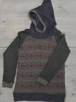 Wooly Way Woolens Child Hoodie 7-10 - Upcycled Wool