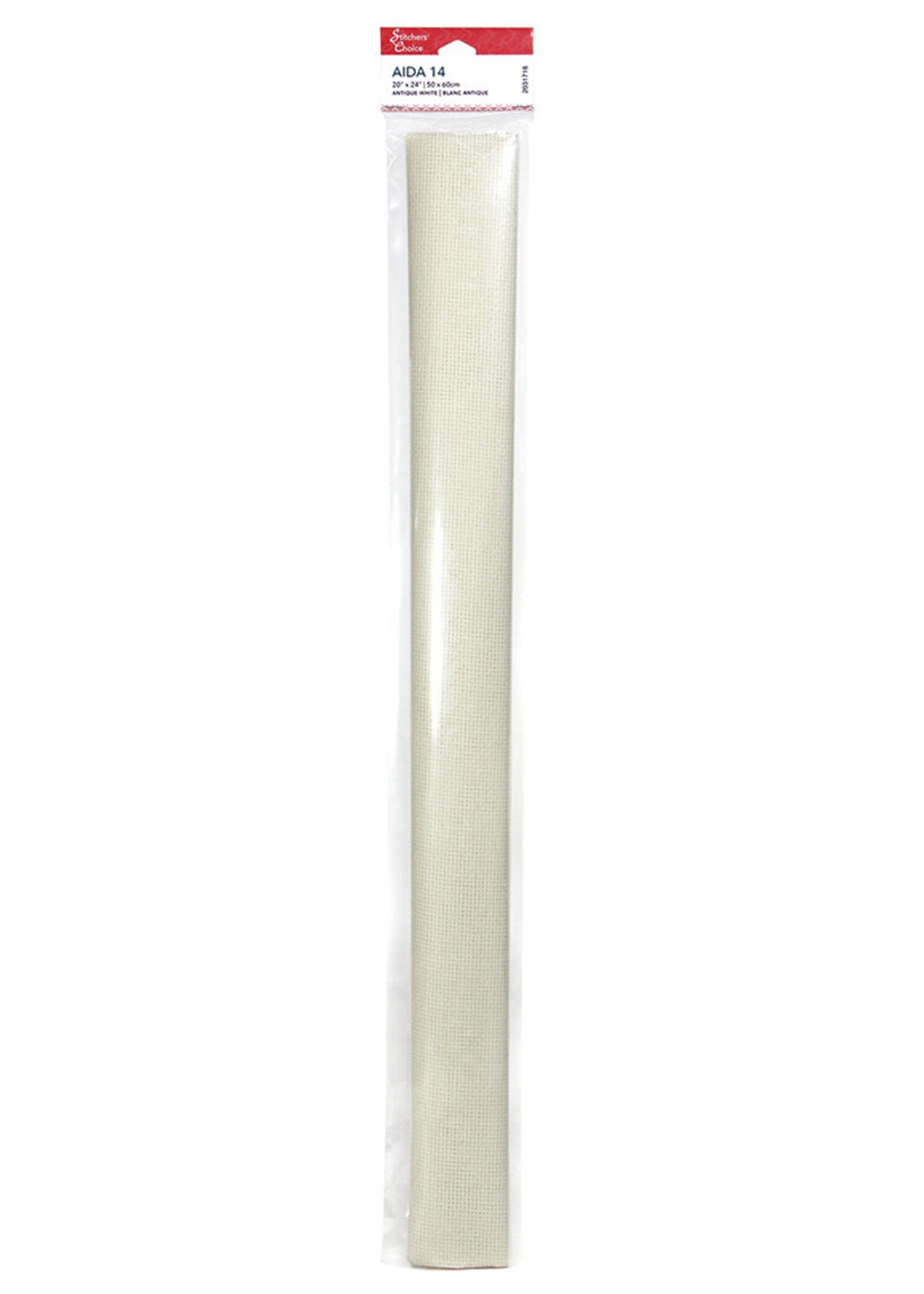 DMC DMC CHARLES CRAFT Cotton Aida 14ct 38 x 45.7cm - Antique White