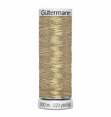 Unique GÜTERMANN Dekor Metallic Thread 200m - Gold