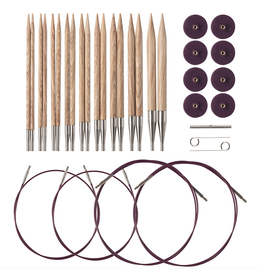 Knit Picks Sunstruck Interchangeable Needle Set: Purple Cables