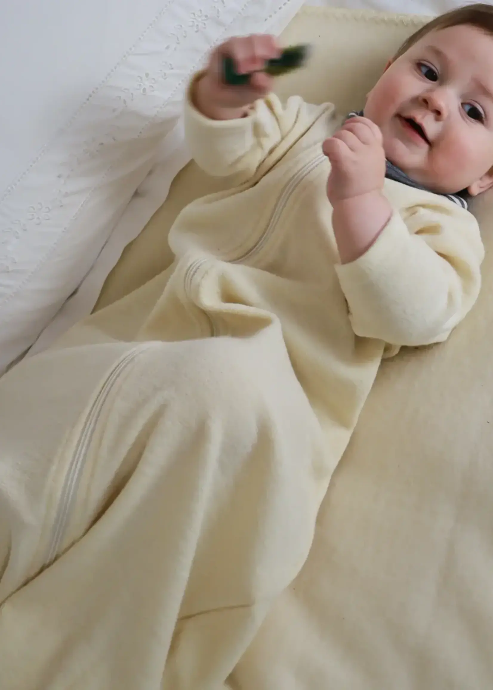 Engel Baby sleeping-bag, long sleeved, with zipper, Wool Terry
