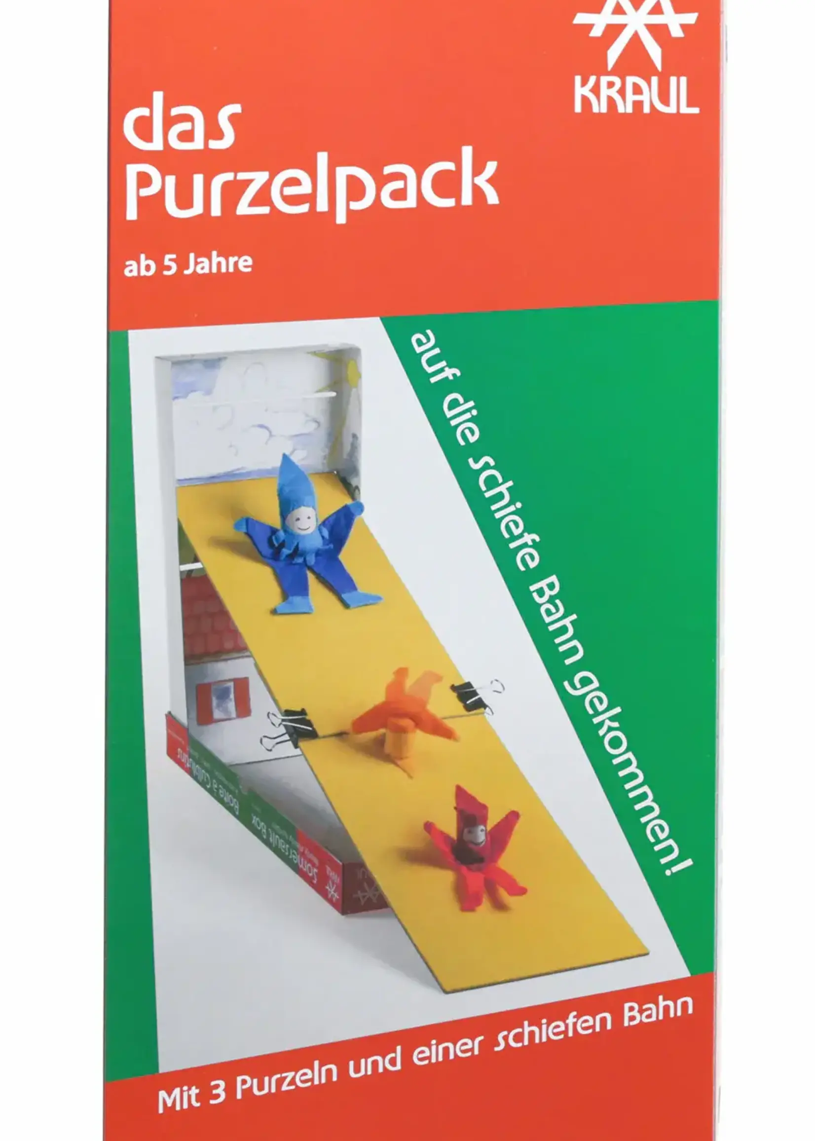 Kraul Tumbling Boxed Set with 2 ramps, 1 large & 2 small gnomes