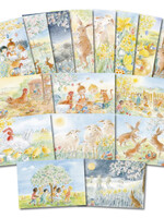 Wynstones Press Set of 16 Easter postcards by Dorle Schausbreitner