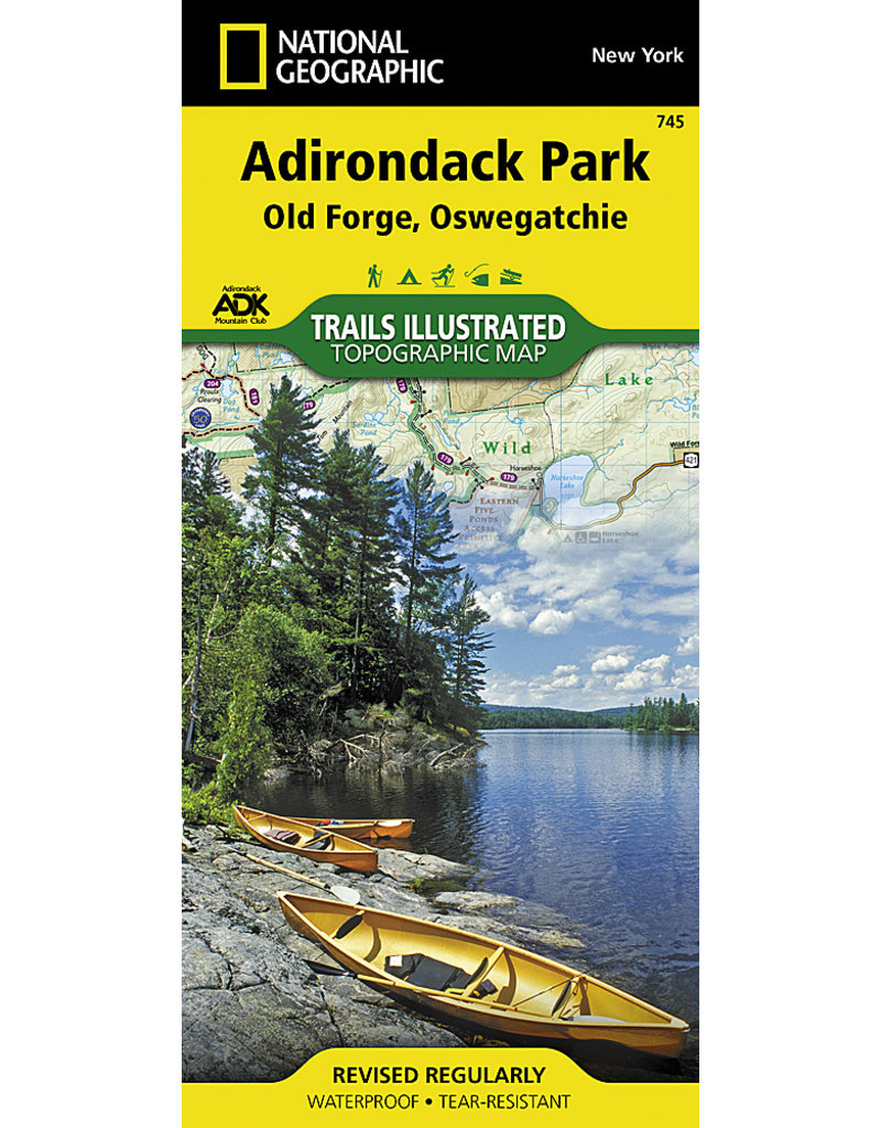 National Geographic Adirondack Park T.I. Topographical Maps