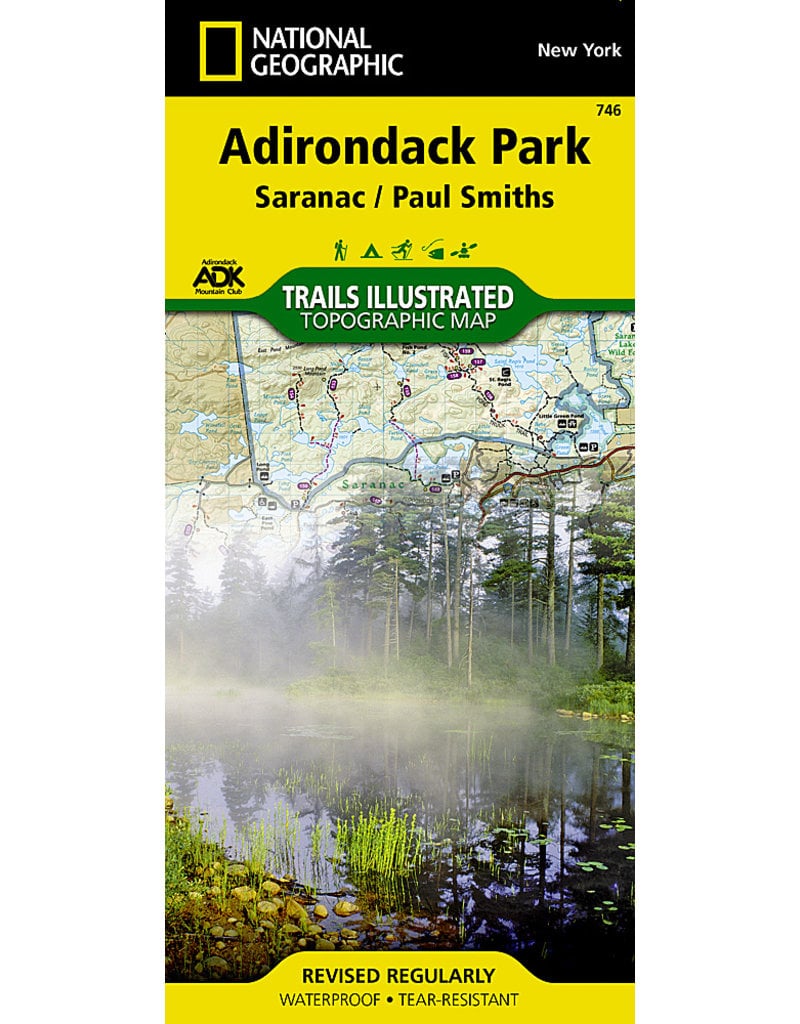 National Geographic Adirondack Park T.I. Topographical Maps