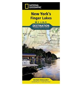 National Geographic New York Finger Lakes Destination Touring Map & Guide