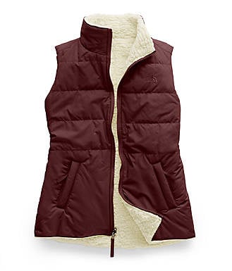 the north face women's fleece vests