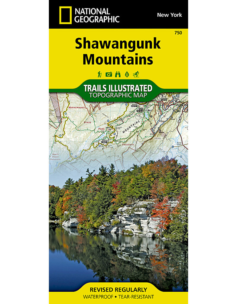 National Geographic Shawangunk Mountains T.I. Topographical Map