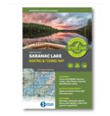 Green Goat Maps Saranac Lake Boat and Fishing Map