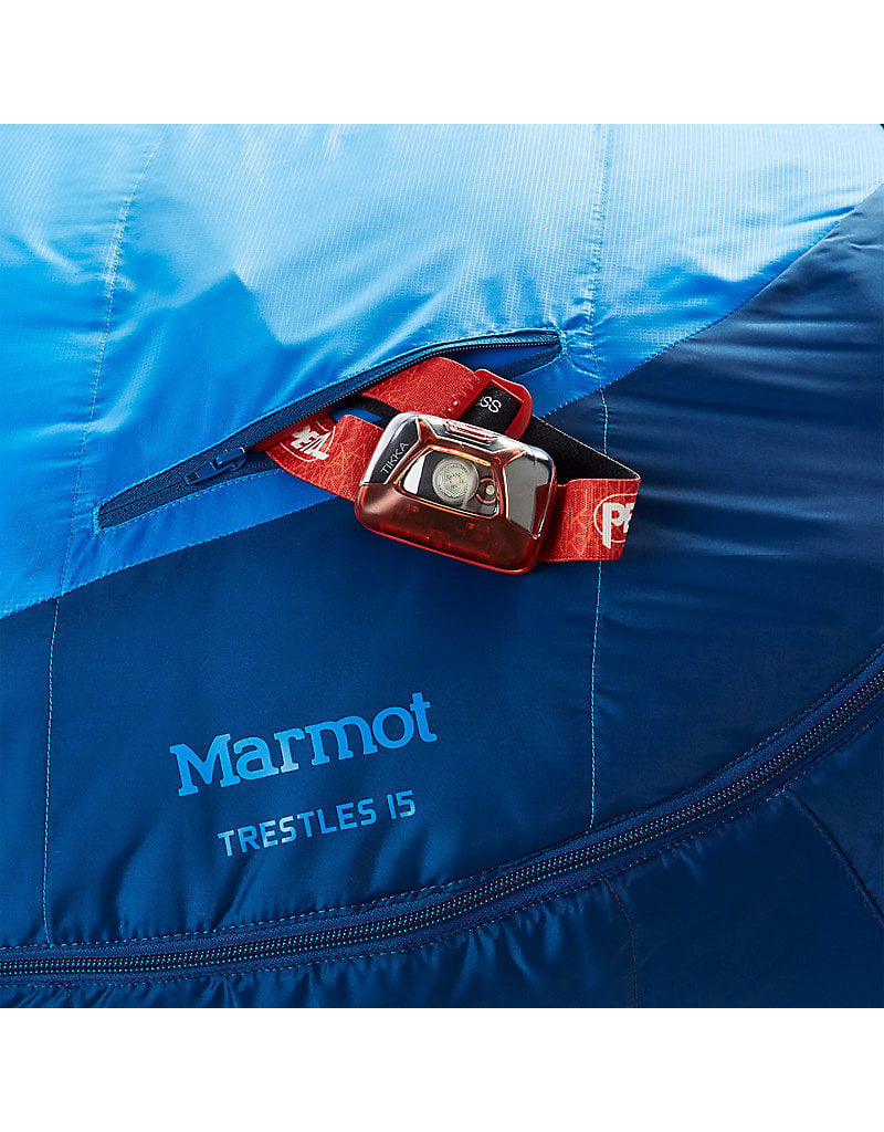 Marmot Trestles 15 Long Left Zip Cobalt Blue/Blue Night