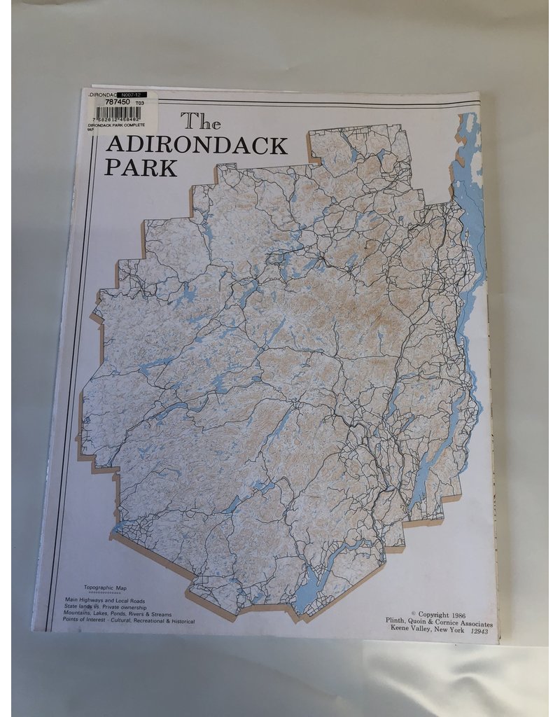 ADIRONDACK MAPS Central MTNS.
