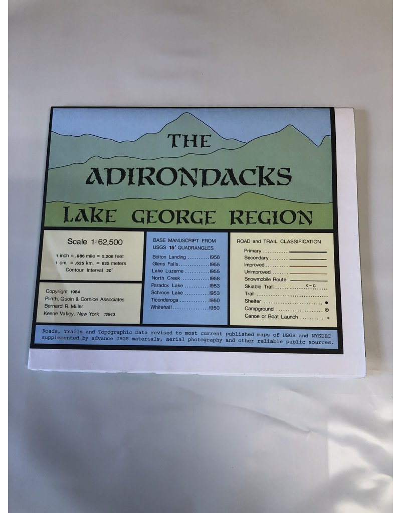 The Adirondacks Map Series Mountainman Outdoor Supply Company